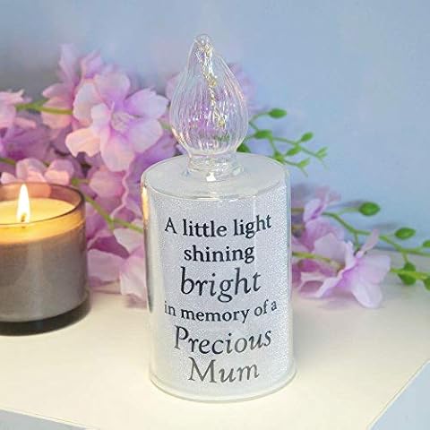 Celebrations Thoughts Of You Memorial Candle Light - Mum Cover