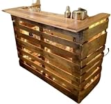 mueble bar esquinero persa bio bio precios DISEÑO INDUSTRIAL Y RÚSTICO: La barra de bar con palets tiene un estilo único que combina el diseño industrial con un toque rústico. Perfecta para decorar espacios modernos o dar un aire renovado a espacios tradicionales.