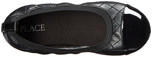Image of The Children's Place Girls Kayla Velvet Flat Shoe Shoe