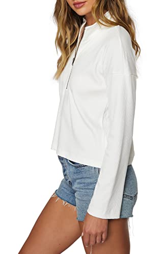 O'NEILL Camiseta de manga larga para mujer, color blanco miniatura 3