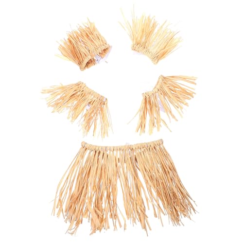 Falda hawaiana elástica con diseño clásico y ajuste ceñido para eventos de playa