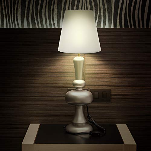 Lalafina Barrel Lamp Shade Cloth Lamp Shade Clip On Lamp Shade Small Barrel Chandelier Shade For Table Lamp Floor Pendant Light, Beige Lamp Covers #TOP6