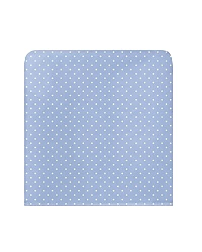 Lidu Texture Of Polka Dot Chair Covers Set Of 4 For Dining Room, Simple White Polka Dot Blue Chair Back Cover Removable Kitchen Chair Slipcovers Seat Protector For Party Banquet Christmas Decorations #TOP1