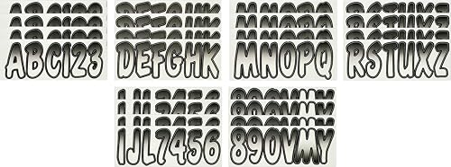 image for Hardline Products Series 200 Factory Matched 3-Inch Boat & PWC Registr