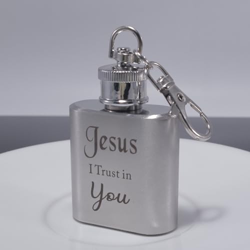 Porta-chaves de água benta dos santos padroeiros, minifrasco, versículo bíblico, escritura religiosa