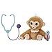 FurReal friends – Peluche Interactive Zandi, Le Bébé Singe Va Chez Le Médecin – Version Française Multicolore