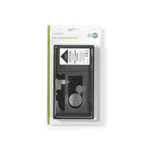 Nedis VHS-Konverter, Konvertierung VHS-C auf VHS, Plug & Play, Schwarz – Bild 4