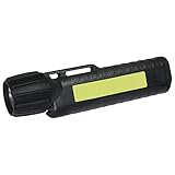 helmlampe uk ATEX-zertifiziet UK Lights Helmlampe 4AA eLED Cpo, nachleuchtendem Streifen, ES/Frontschalter, schwarz 14444N