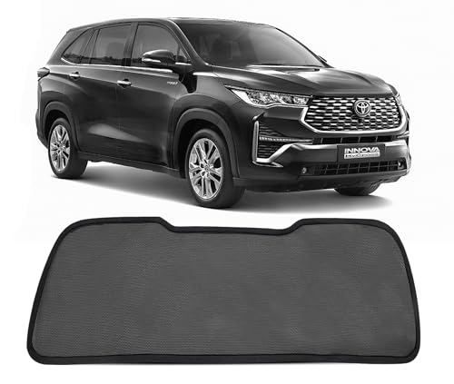 Image of Autofact Dicky Curtain for Toyota Innova Hycross| Custom Fit Rear Windshield Sunshade | UV & Heat Protection | Foldable Mesh | Privacy & Cooling Car Accessory