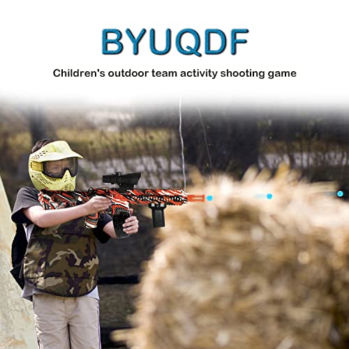 Electric Splatter Ball Blaster Toy -Byuqdf Gel Electric Gel Beads Blaster Water Ball Blaster With 30000 Gel Beads Toys For Outdoor Team Activities Shooting Game 15+ (Red) #TOP2