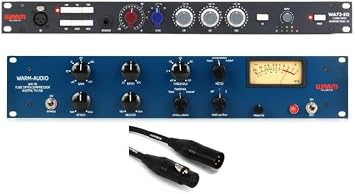 Warm Audio WA73-EQ Preamp & EQ + WA-1B Compressor Bundle - Professional Tube Optical Sound Solution with XLR Cable for Studio Quality Audio