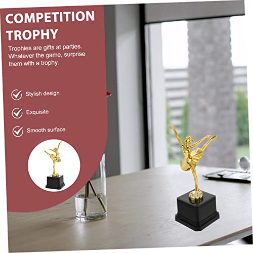 ABOOFAN 3 Peças Prata Estrela De Dança Explosão Troféu Pequeno Troféu Troféus De Dança Com Brinquedo