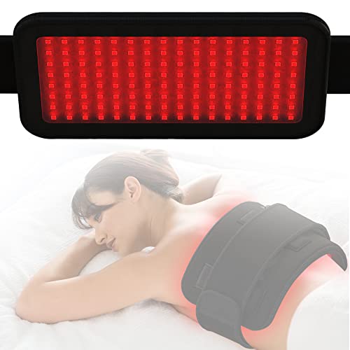 Jitesy Ceinture thérapie par lumière rouge infrarouge,coussin portable lumière proche infrarouge,réglable,ceinture soulagement douleurs musculaires pour soulagement douleurs cou et articulations genou Cover