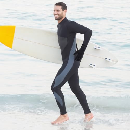 AOOSA 3 mm Guantes de Neopreno, Térmicos y Antideslizantes Guante de Buceo con Correa Ajustable, Diving Gloves de Cinco Dedos para Traje, Esnórquel, Surf, Remo, Kayak y Natación (S) - imagen 6