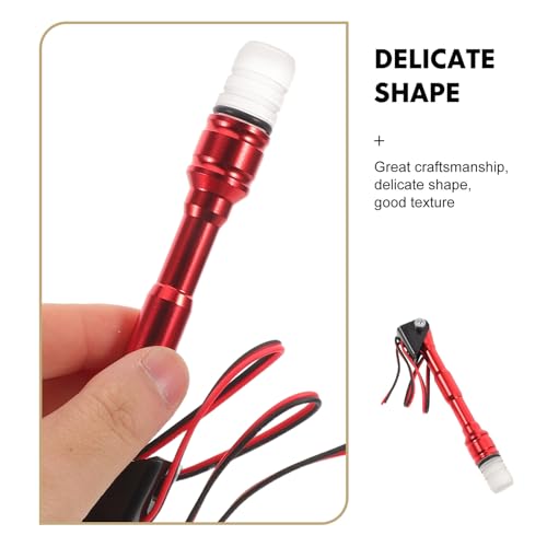 Antena LED roja para moto accesorio resistente al clima compatible multi modelo 3