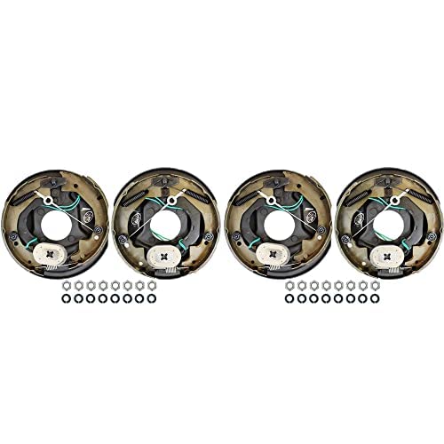 Southwest Wheel 2-Pack (2Lh + 2Rh) 10" X 2 1/4" Truryde Self-Adjusting Electric Brakes With Hardware #TOP1