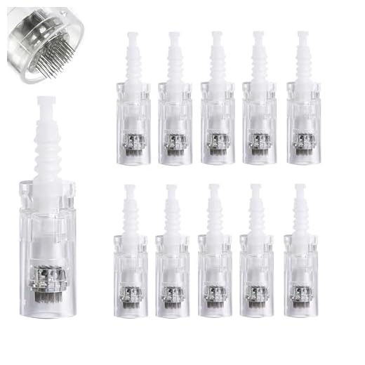 10 Pcs de Cartuchos de Repuesto de 36 Pin para Pluma de Microneedling Dr.pen Modelo M7/M5/N2/E30, Consejos de Micropunción Desechables Auténticos, Accesorio para Pluma Microneedle(36 Pin, 10Pcs)