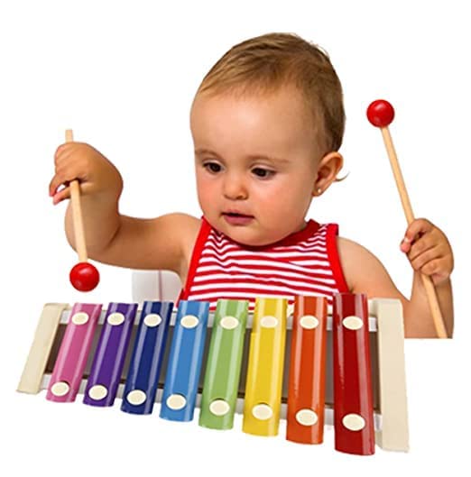 Buy Amzing Wooden Xylophone Kids First Musical Sound Instrument Toys 8