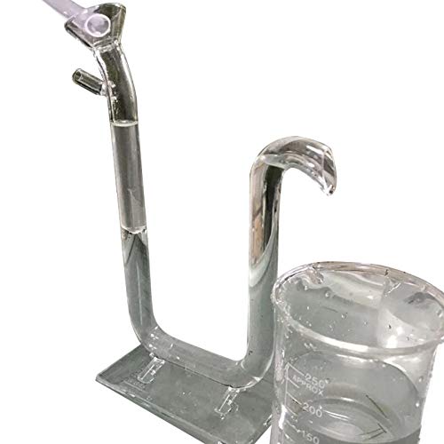 YUEWO Home/Lab Lavender Pure Dew Rose Plant Pure Water Essential Oil Pipe Acrylic Base Dew Separator Collector Glassware