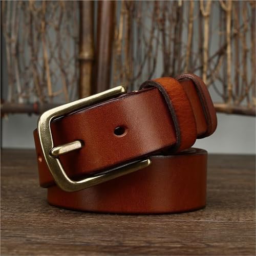 Ceinture cuir de vache véritable homme robuste 5mm classique tendance - 3