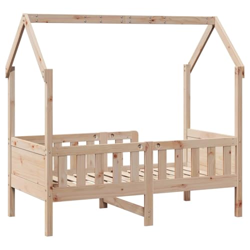 Vidaxl Giroletto Casetta Per Bambini 80X160 Cm Legno Massello Di Pino, Struttura Letto Casa Per Bambini, Giroletto Per Bambini, Telaio Letto Per Bambini - 7