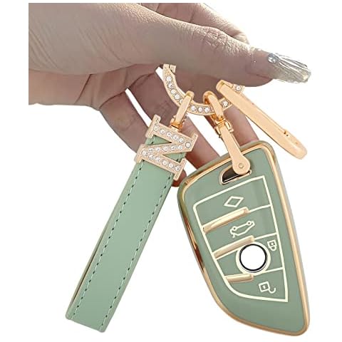WeiZhenZJYiWu for BMW Key fob Cover 5 Colors TPU Key Cover Keychain for BMW 1 2 3 4 5 6 7 Series X1 X2 X3 X4 X5 X6 X7……… Cover