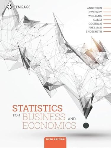 Statistics For Business And Economics