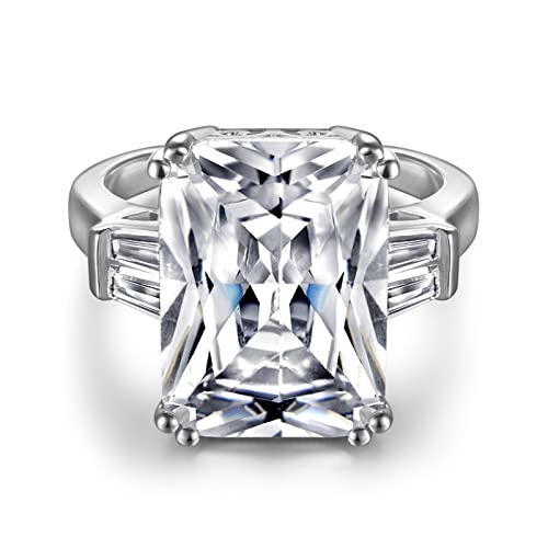Anillo de bodas rectangular KnSam en plata para ocasiones especiales
