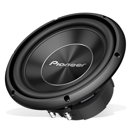 PIONEER A-Series TS-A250D4 10” Subwoofer – 1300W Max, Flexible Wiring, Powerful Bass Output by PIONEER - Used condition - US$83.46