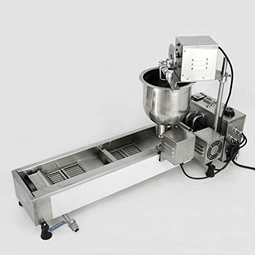 Automatic Mini Donut Making Machine, Donut Frying Machine 110v with 7.5L Capacity of the Hopper, Donut Maker with Wide Oil Tank and 3 Sets Free Mold - Thumbnail 2