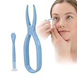 YIPFEN 1 Kontaktlinsen Entferner Skleral Linsen Entferner Einfüger Weicher Kontakt Absaugung Halter mit Flaschen ohne Entlüftung und Pinzette (Blau)