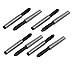 Ruilogod M4x17mmx40mm 45# Filo esterno in acciaio al carbonio Metric Taper Pin Fornes 8pcs