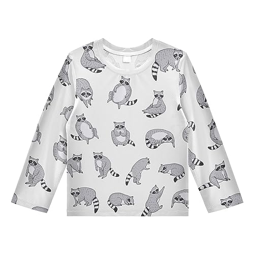 Image of CaTaKu Boys Swim Shirt Long Sleeve Rash Guard for Boys Toddler Rashguard Water Sun Shirt UPF+ 50 Swimwear