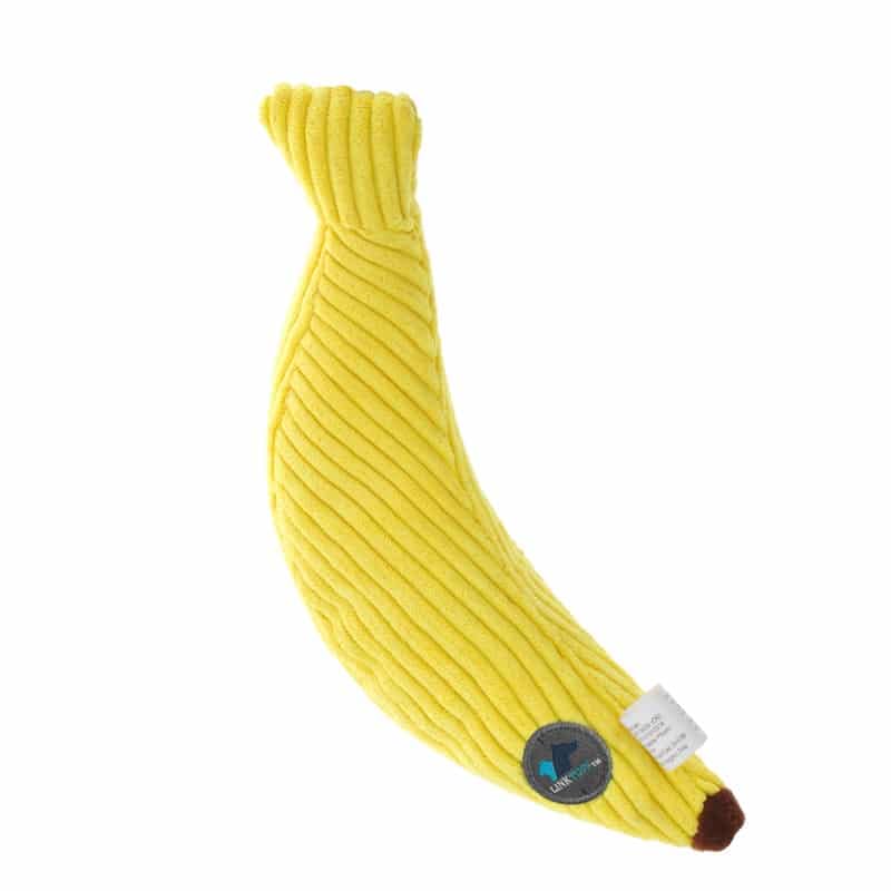 Chameleon Plush Soft Fruit & Vegetable Squeaky Toys for Dogs & Other Pets (Banana) โ image 1