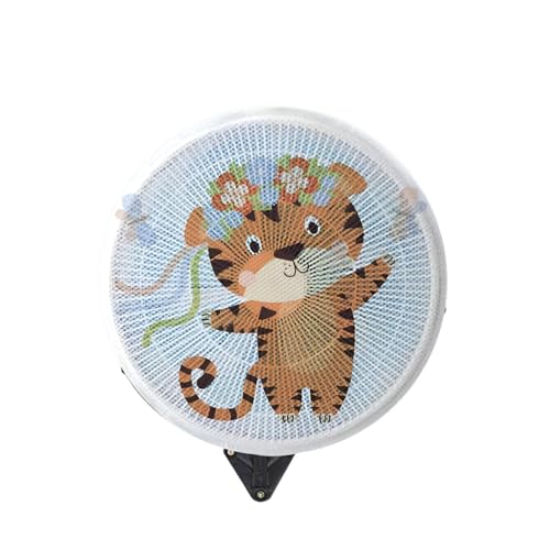 Cubierta para ventilador, protector de ventilador eléctrico, malla protectora de seguridad, para hogar, dormitorio, enfermería, oficina, sala de estar, niños, seguridad, protección contra el polvo
