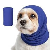 Hadnves Dog Calming Hoodie Soft Dogs Snoods Elastic Dog Ear Muffs Noise Protection Pet Ear Wrap Cover Sound Proof Muffs Cat Anxiety Relief Cover for Proof Muff Barking Grooming Force Drying Bath