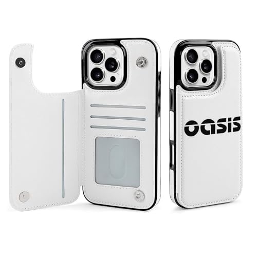 iPhone16ProMax用ケース 手帳型 オアシス OASIS バンド スマホケース 財布型 アイフォン16ProMax用ケース おしゃれ 軽量 背面 携帯カバー カード収納 スタンド機能 PUレザー 耐衝撃