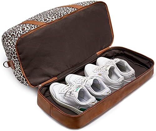 S-ZONE 60L Weekender Bag for Women Men Large Travel Carry on Duffle Weekend Overnight Duffel with Shoes Compartment