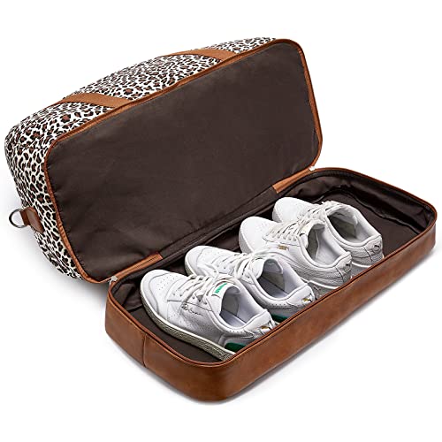 S-Zone 60L Weekender Bag For Women Men Large Travel Carry On Duffle Weekend Overnight Duffel With Shoes Compartment #TOP5