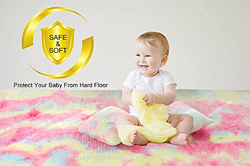 Morromorn 3 Pcs Rainbow Rug Girls Room Decor Fuzzy Area Rugs Fluffy Carpet, Soft Non-Skid Cute Pink For Kids Bedroom Playroom 4X6 Ft #TOP1