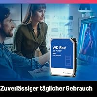 WD Blue 6 TB, 3,5 Zoll (interne HDD, hohe Zuverlässigkeit, SATA 6 Gbit/s-Schnittstelle, 256 MB Cache, WD F.I.T. Lab-zertifizierte Kompatibilität mit vielen Computern) – Ansicht 3