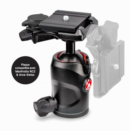 Manfrotto Befree GT XPRO Trépied en Carbone,Rotule Ball Centrée 496, Fermeture Twist, Colonne 90°, Plateau 200PL-PRO, pour Reflex, Hybrides avec Objectifs à Longue Focale, Photo Macro, MKBFRC4GTXP-BH – vue 5