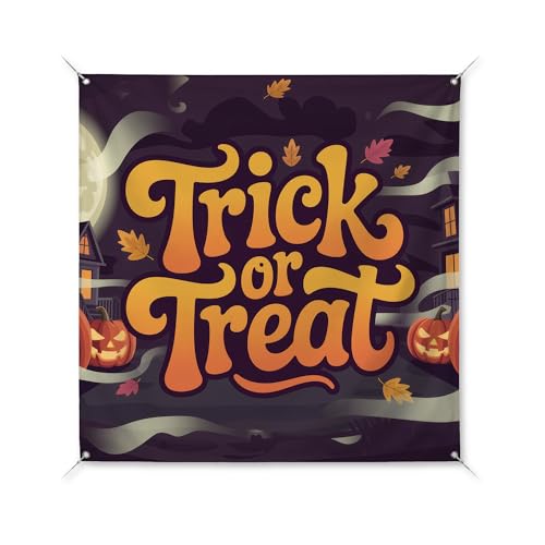 Trick or Treat Large Banners and Signs for Outdoor by