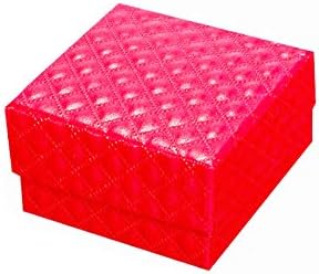 15pcs carboard jewellery boxes, earring boxes, ring box, kraft boxes, jewelry packaging, jewelry box small, earrings boxes for jewelry gift, earrings jewelry box size:5x5x2.2cm (red earrings box)