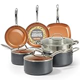 Gotham Steel 12 Pc Ceramic Cookware Set Nonstick...