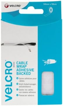 VELCRO Brand VEL-EC60388 One-Wrap Reusable Ties, 12mm x 20cm-Black, Pack of 6, 6Pk