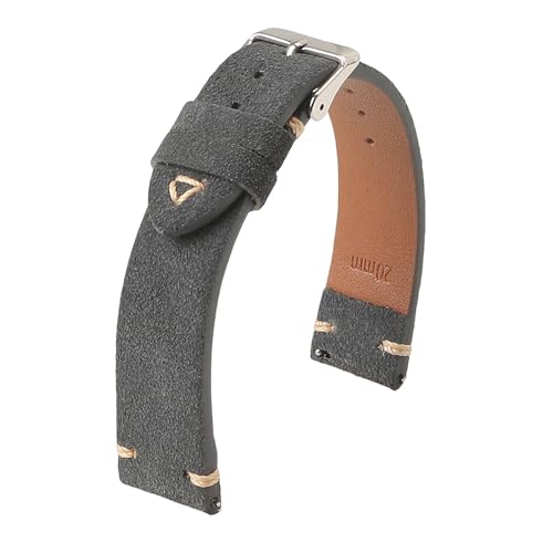 SUNJIA �X�G�[�h���U�[�X�g���b�v�E�H�b�`�o���h���B���e�[�W�u���X���b�g�n���h���C�h�X�e�b�`���X�g�o���h18mm 19mm 20mm 21mm 22mm 24mm���X�g�x���g(Dark grey,18mm)