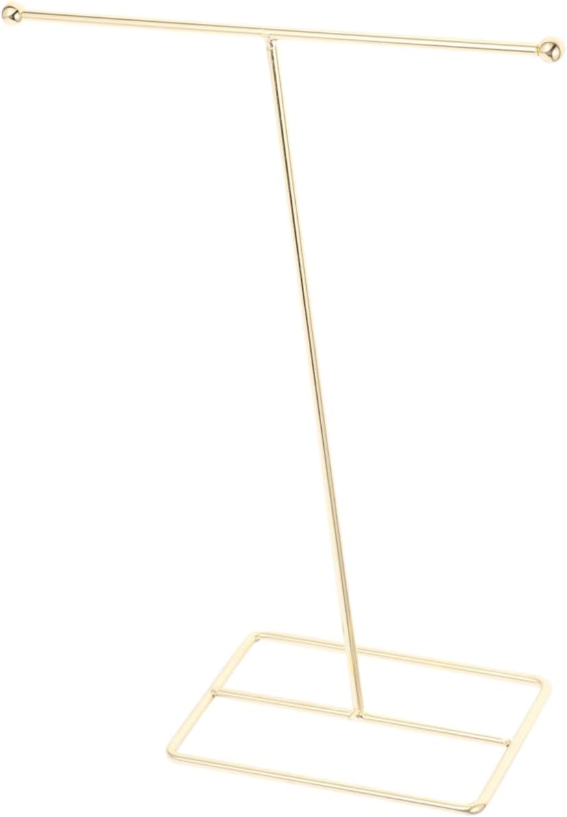 Uonlytech T Shaped Jewelry Stand Display Rack for Necklace Organizer