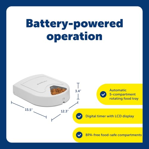 PetSafe 5-Meal feeder open tray detail