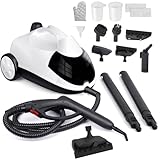 Steam Cleaner 1.5L Steamer for Cleaning Fast Heating 6-in-1 Multi-Surface with 8...